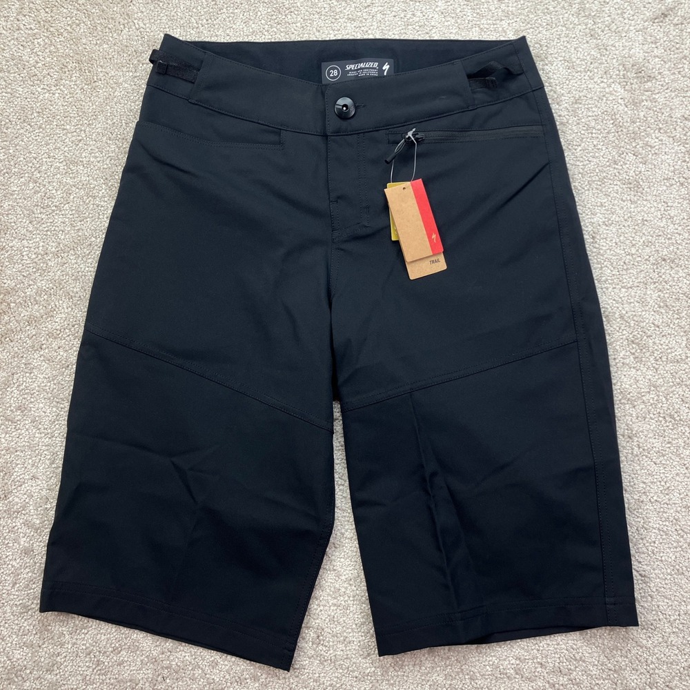 Specialized Mens 28 Trail Short Black Mountain Bike UPF50 MTB Cycling